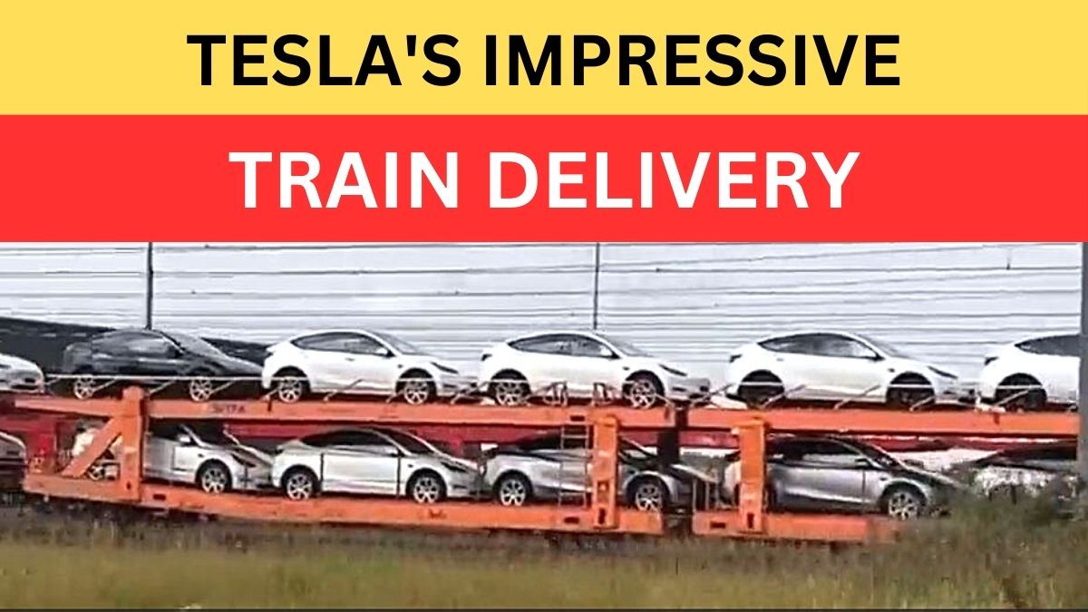 Tesla's Impressive Model 3 Train Delivery Sparks Excitement and